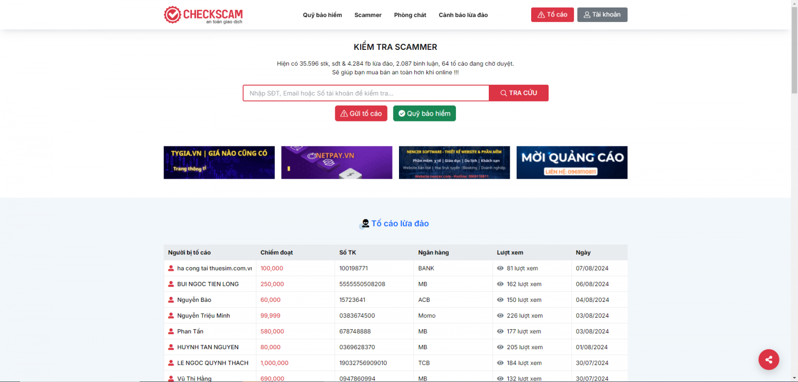  Hướng dẫn tìm kiếm phòng và tạo phòng giao dịch trung gian